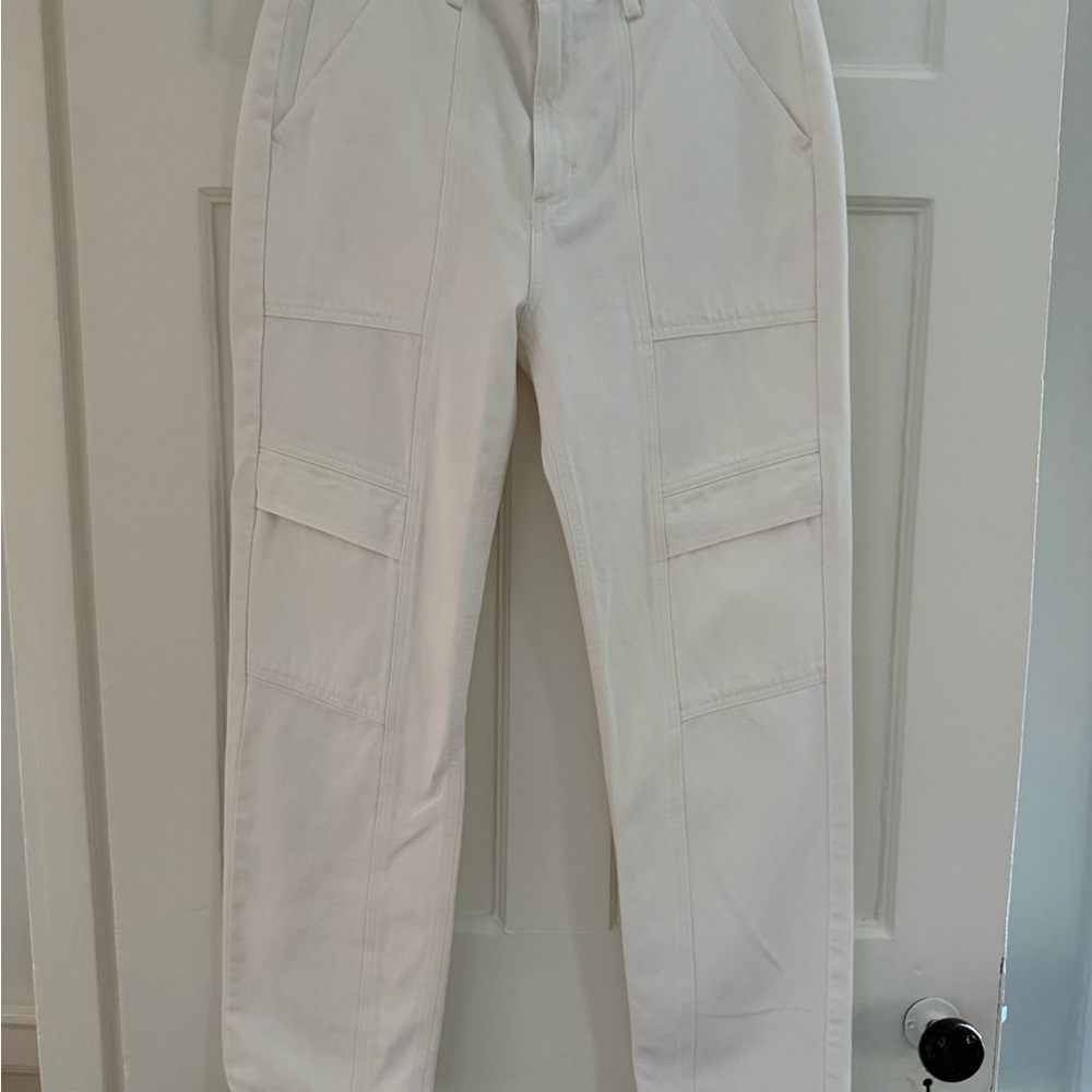 Agolde Women's Cream Cargo Pants